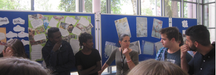 Gemeinsam miteinander - BAF Informationsstand in der letzten Schulwoche